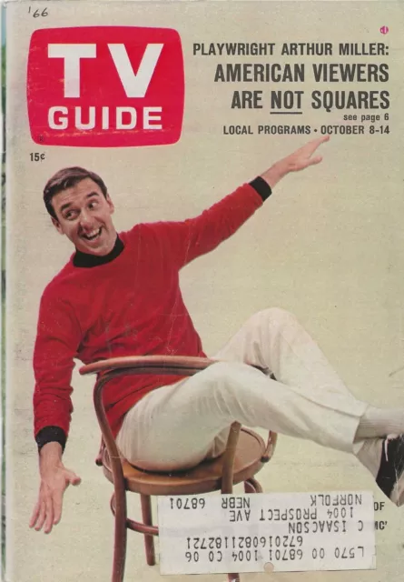 TV Guide October 8, 1966 Jim Nabors of "Gomer Pyle, USMC"