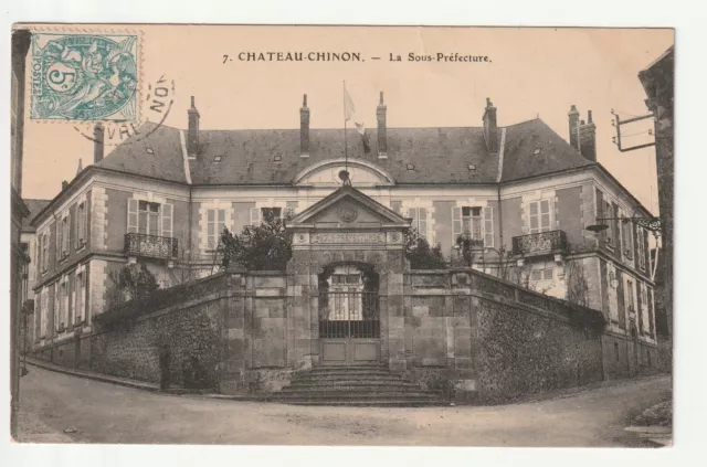 CHATEAU CHINON - Nievre - CPA 58 - la Sous Prefecture