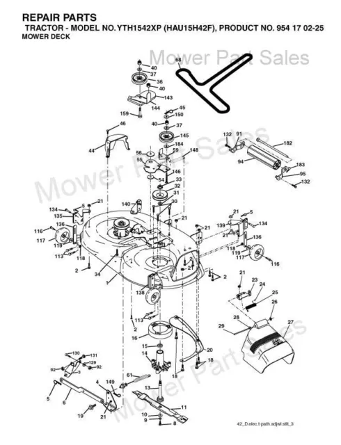 DECK BELT FOR Husqvarna 38