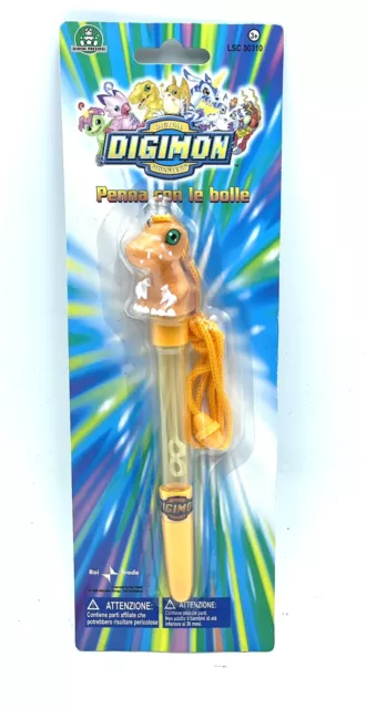 Rare 2000 Fox Kids DIGIMON AGUMON GREYMON Collectible Pen Monsters New NIP#[—]