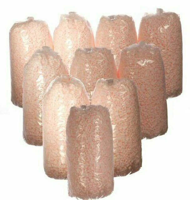 Packing Peanuts 35 Cu Ft (10 3.5 Cu Ft Bags) Pink anti Static Popcorn