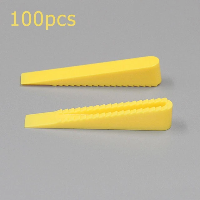 100 pz localizzatore sistema livello pavimento piastrelle cuneo ceramica (giallo 10 mm)