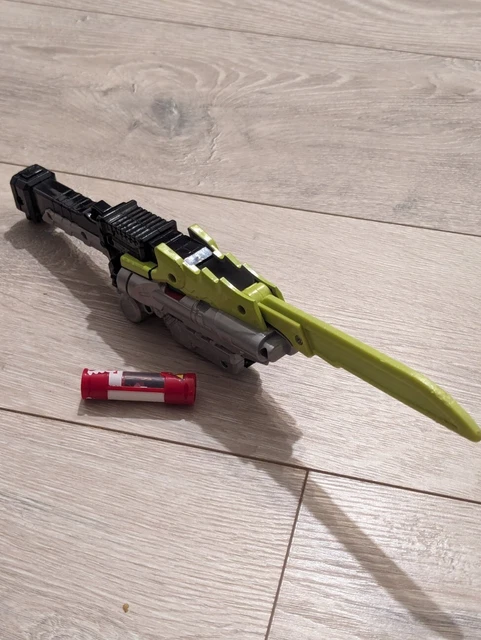 POWER RANGERS DINO Charge Green Deluxe Sabre Sword With Dino charge £15 ...
