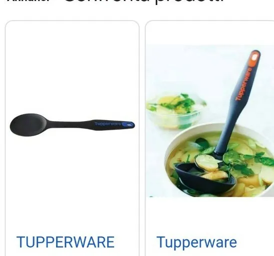 Tupperware Mestolo+cucchiaio