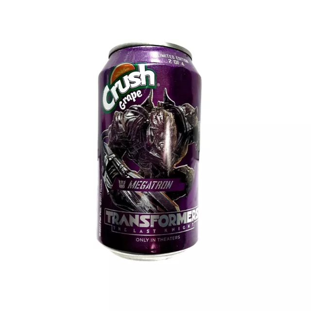 2017 Crush Transformers Megatron Soda Can Empty