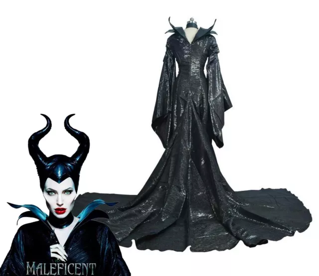 Costume Maleficent S adulti cosplay strega malefica cosplay carnevale halloween