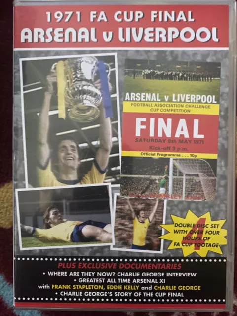 1971 FA Cup Final Arsenal v Liverpool ( 2 disc dvd set )