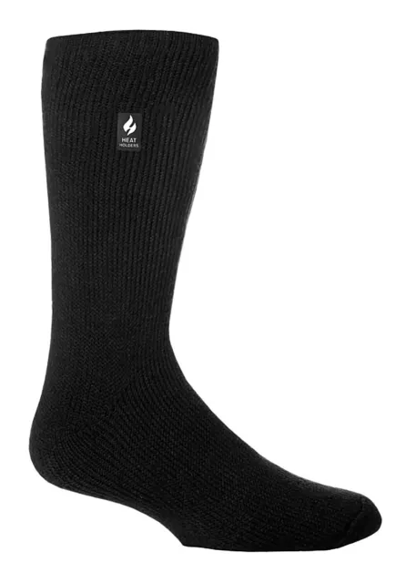 Wärmeträger - Herren Winter warm dick Stiefel Wander Thermosocken, 6-11 UK/schwarz