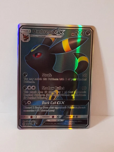 Pokémon Karte Umbron GX 142/149 Sonne & Mond 2