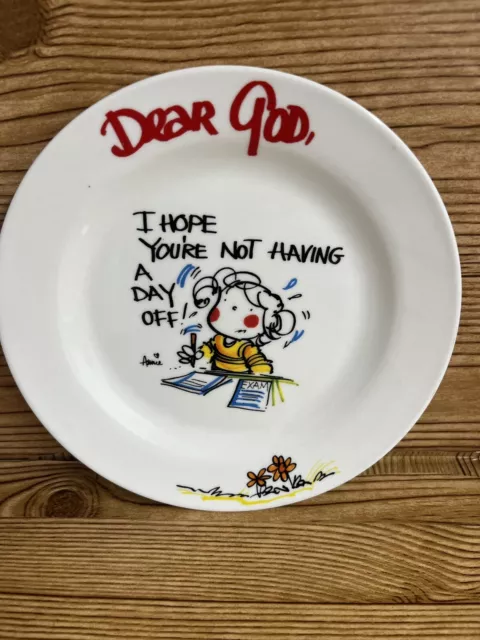 Vintage Royal Norfolk Dear God Kids Plate 8"