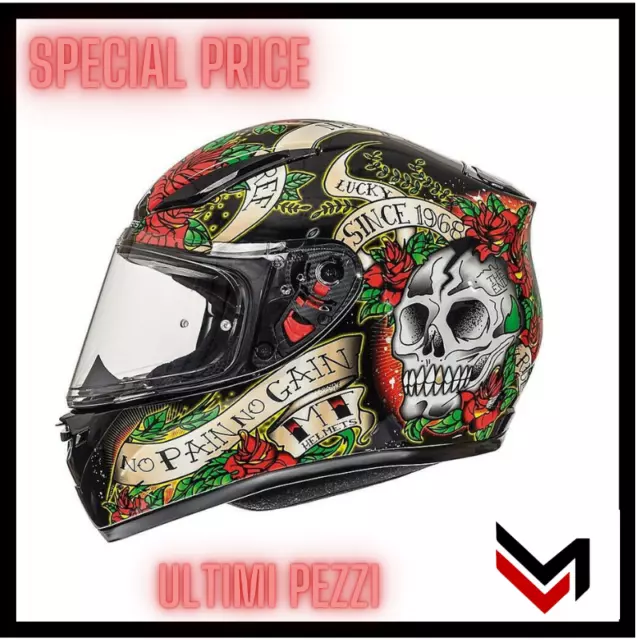 Casco mt revenge skull & rose online