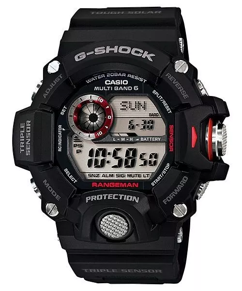 Orologio G-Shock GW-9400-1ER Rangeman radio controllato, altimetro, barometro, a