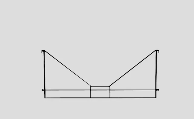 8925 Marklin Z-scale  Catenary Wire section  cross span to spans 3 tracks