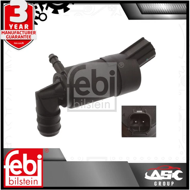 Windscreen Washer Pump – Single Outlet – Fits Ford Focus III & Transit – Febi Bilstein 45038, OEM 1708254