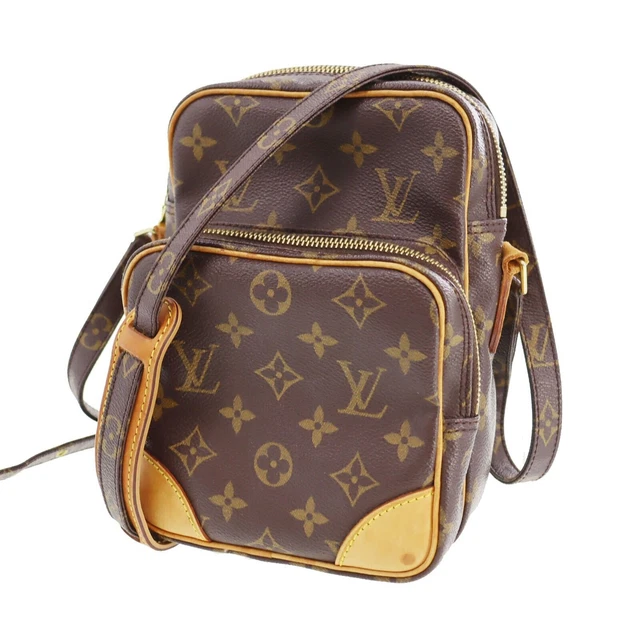 LOUIS VUITTON LV Amazon Borsa a tracolla usata Monogram Marrone