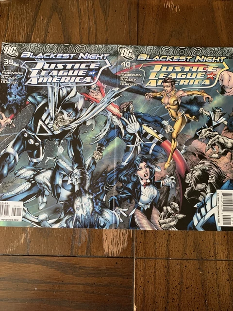 Justice League of America: Blackest Night #39, 40, 2010, Reunion Pt 1&2, VF/NM