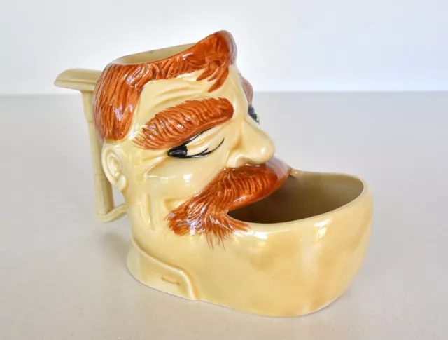 Vintage Price Kensington Figural / Character Shaving Mug Ugly Face