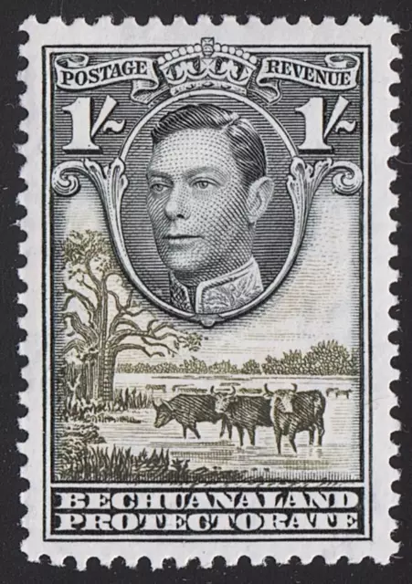 British Bechuanaland 1938 Kgvi 1 Cattle Sc#131 Mlh Animals, Cows
