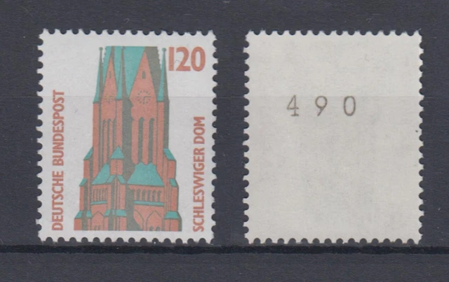 Bund 1375 RM mit gerader Nummer SWK 120 Pf postfrisch
