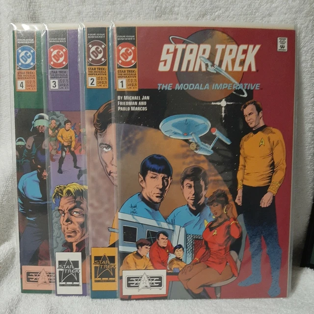 Star Trek NEXT GENERATION The Modala Imperative #1-4 Complete Set (DC, 1991)