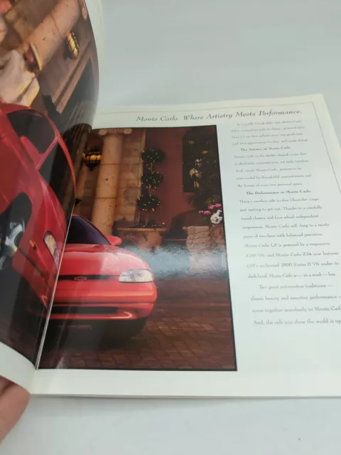 1998 Chevrolet Monte Carlo Sales Brochure Literature Dealer Original Album 2
