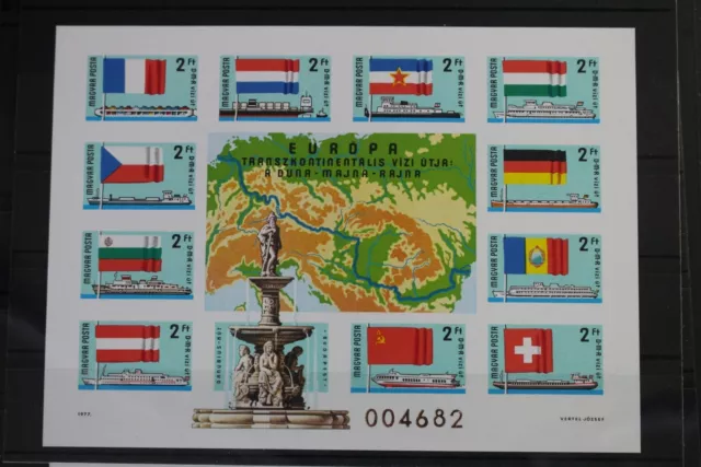 Hungary Block 128B with 3248-3258 Mint #VI521