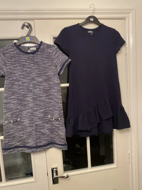 Girls Dress Bundle Age 8-10 Years Winter X 2 Blue 6