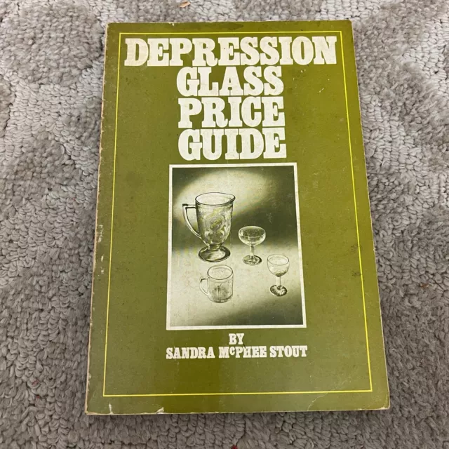 Depression Glass Price Guide Hobby Paperback Book by Sandra McPhee Stout 1972