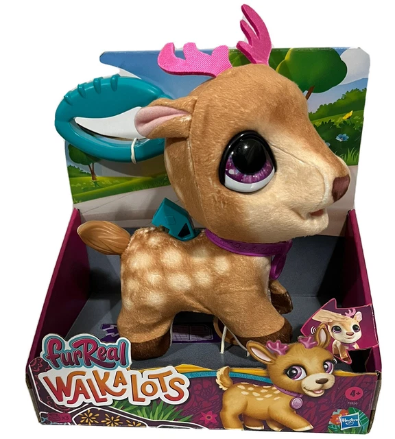 RARE FURREAL WALKALOTS Big Wags Deer Plush Interactive Toy RARE $39.99