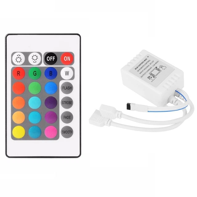 Controller LED DC12V RGB + 24 tasti telecomando scatola di controllo RGB luce IR ST C5A9