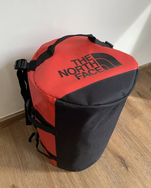 The North Face Base Camp Duffel Bag Small 50L Litres - Red Black