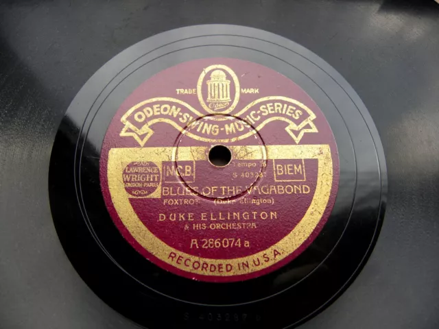 0357/ DUKE ELLINGTON-Syncopated shuffle -DT. ODEON-SWING-SERIE-78rpm Schellack