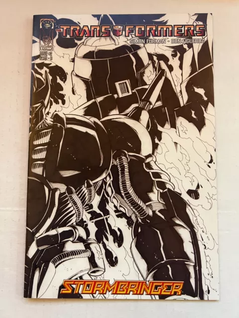 The Transformers: STORMBRINGER #2B (IDW, July 2006) Cover B (B&W/Color Variant)