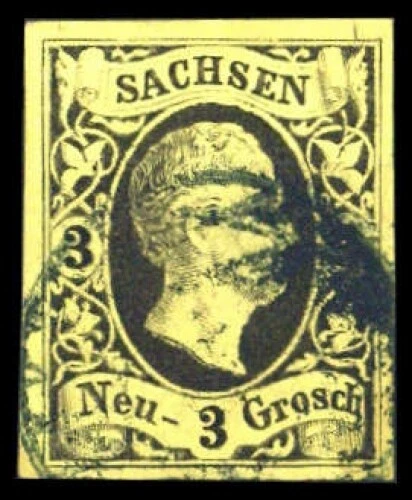 1851, Altdeutschland Sachsen, 6, gest. - 1763967