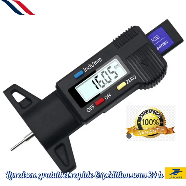 Jauge De Profondeur De Pneu 0-20mm - Pour Voitures, Camions, SUV - Précision 1mm - Plastique Résistant - Facile à Utiliser