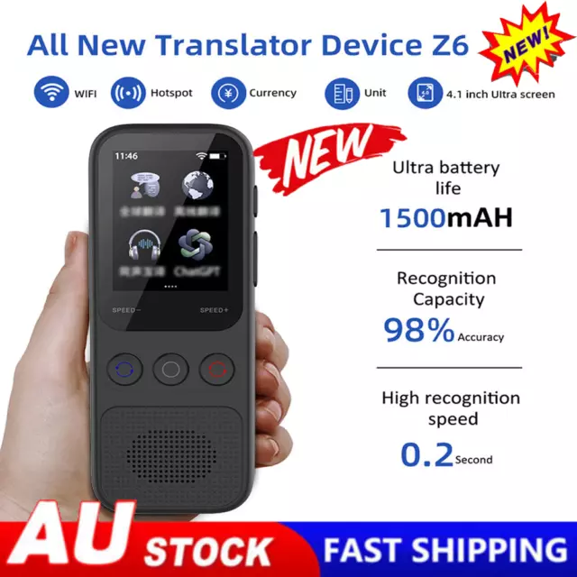 138 Languages Smart Translator Two-Way Voice Real Time Translation Device
