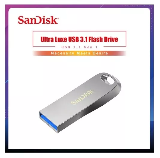 Clé USB SanDisk CZ74 Ultra Luxe 16GB, 32GB, 64GB, 128GB, 256GB USB 3.1