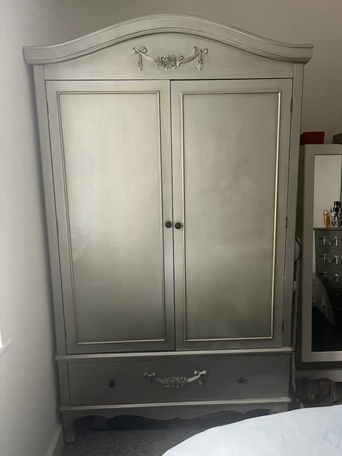Toulouse silver double wardrobe discount