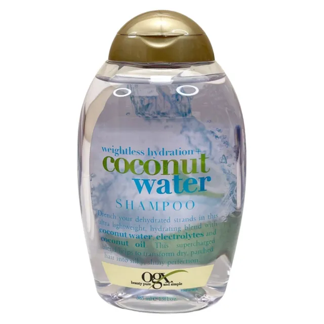 OGX Weightless Hydration Coconut Water Shampoo 13 fl oz - New