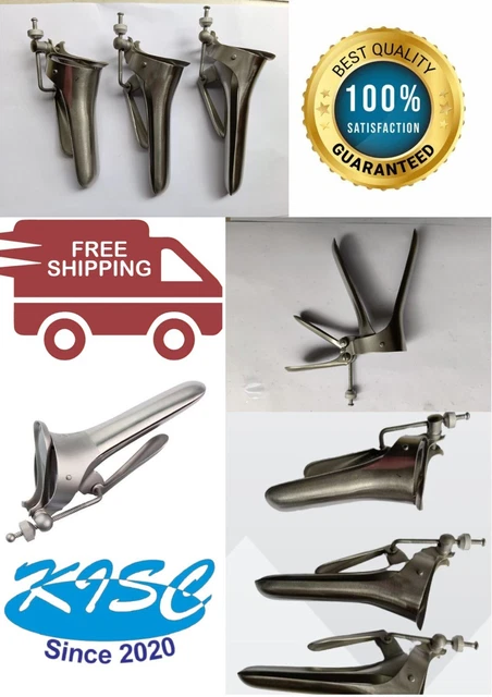 Vaginal Speculum Cusco Speculum Small Medium large Medium Set Surgical Pack 6 Pc