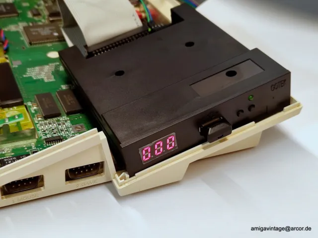 Amiga USB Gotek Floppy Emulator HxC ADF 500/600/1200 sound Atari Schneider CPC
