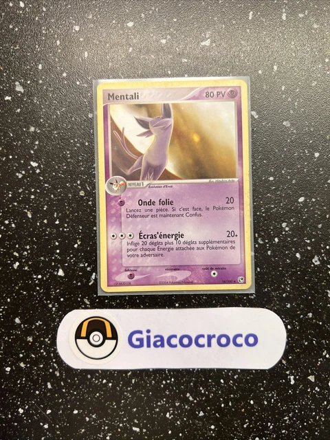 Rare 16/100 Ex French Sandstorm Mental Pokemon Card VF fr Arita