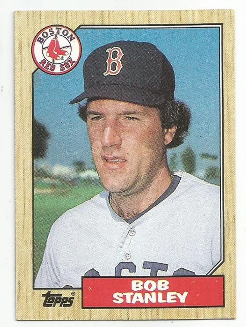 Bob Stanley 1987 Topps Card Nm-Mt+ Condition