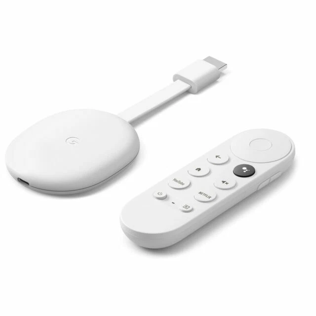 GOOGLE CHROMECAST WITH Google TV 4К Media Streamer w/Google Assistant