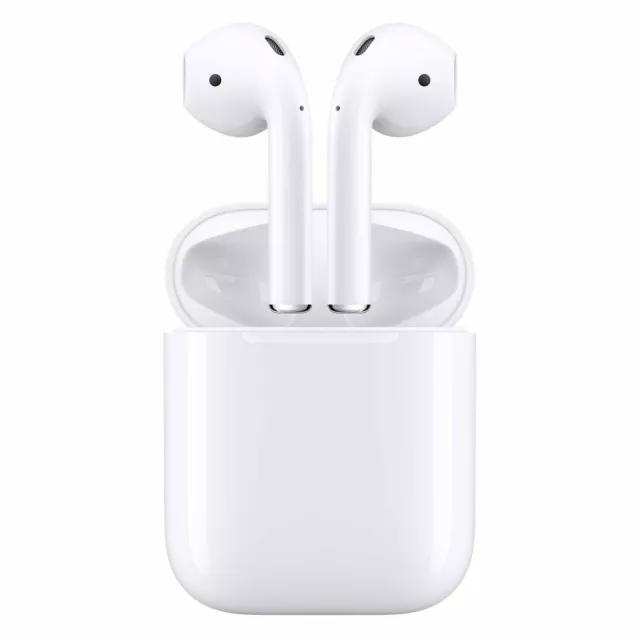 Apple Airpods 2nd Gen Con Funda De Volver a Cargar Cable A2031 A2032 Segunda _ 2