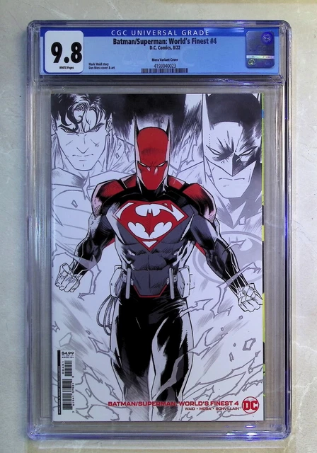 Batman Superman World’s Finest #4 2023 DC 1st Print Dan Mora Variant CGC 9.8