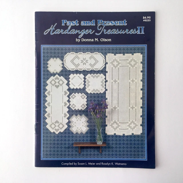 Patrones de bordado Hardanger Treasures II de Donna Olson pasado y presente #0225