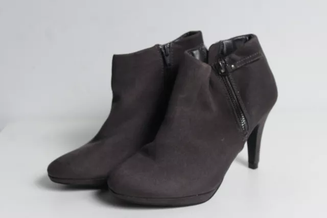 Debenhams grey ankle boots sale