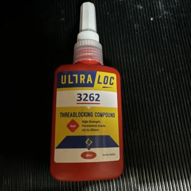 Ultraloc 3262 Red Threadlocking Compound 50ml Bottle