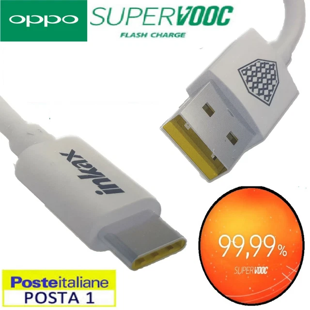 Cavo Ricarica SuperVOOC 65W Per Oppo - USB-C, 1.8m, Compatibile Con Find X5, Reno Serie - Foto 7